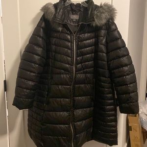 Long Black Puffer Coat
